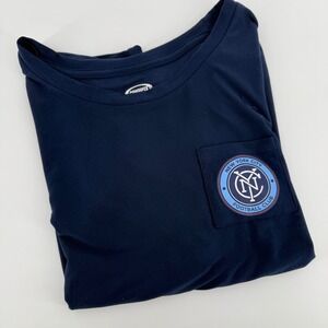 Concepts Sport New York City FC Navy‎ Blue Soccer Sleepwear T-Shirt Top Size L